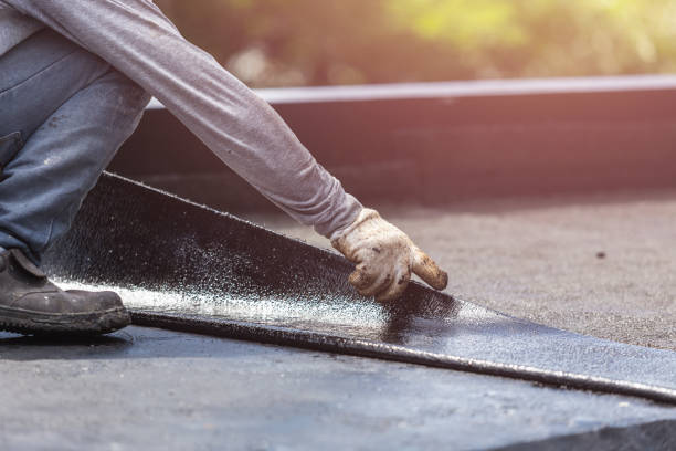 Professional Basement Waterproofing technician working in Stirling, NJ